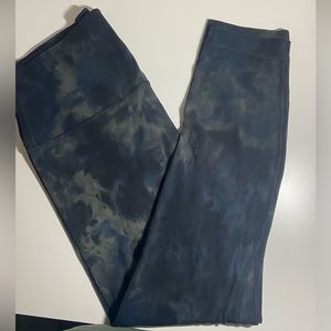 Lululemon Align High Rise 25” Diamond Dye Graphite Grey Bronze Green